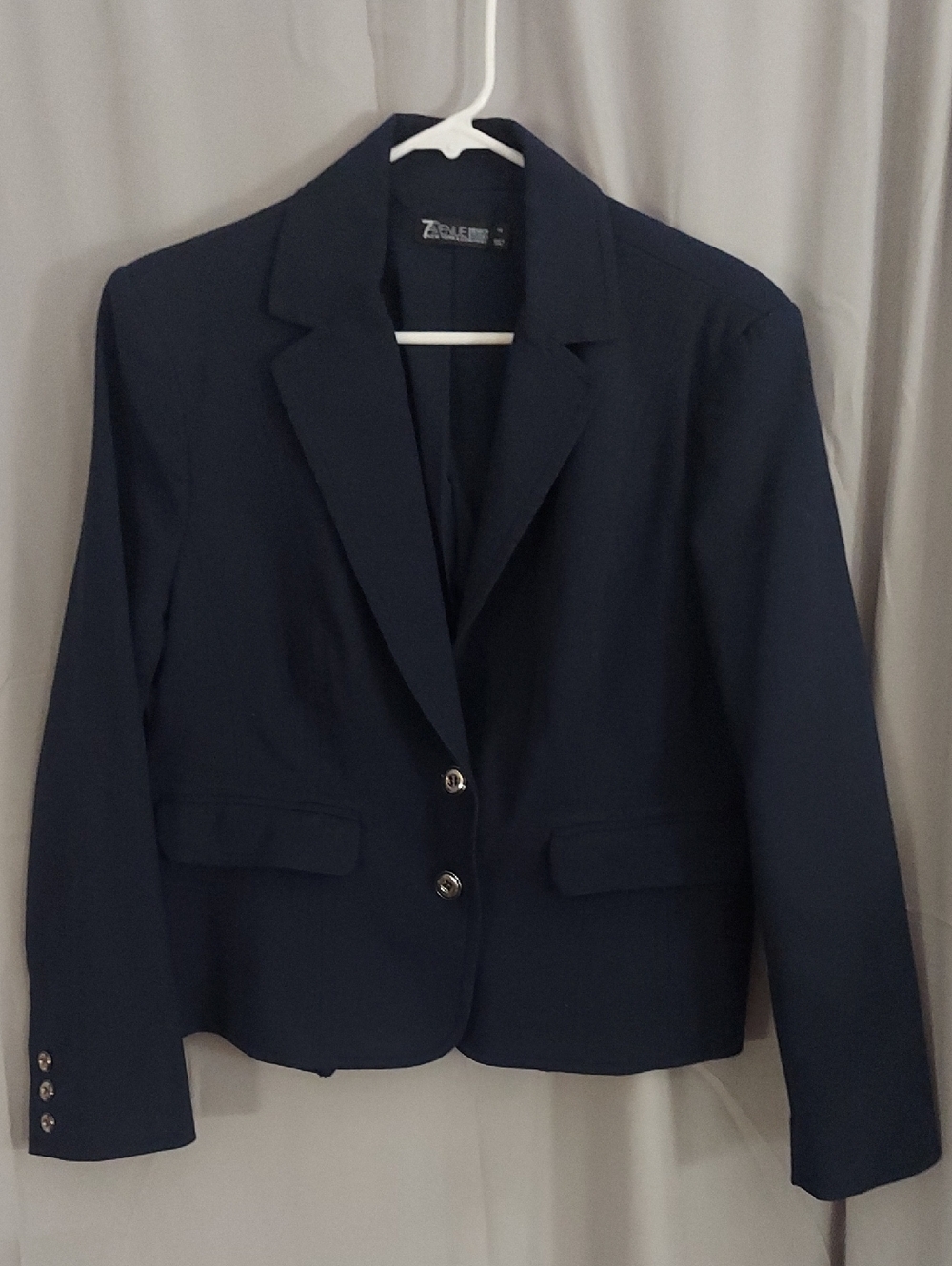 7th Avenue Navy Tailored Blazer Jacket